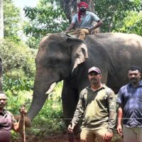 നായ്ക്കെട്ടിയിൽ കൃഷിനാശം വരുത്തുന്ന കാട്ടാനകളെ തുരത്താൻ കുങ്കിയാനകൾ ഇറങ്ങി