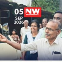 കുഴിയിൽ വീണ് നടുവൊടിയുന്നവർക്ക് കുഴമ്പുമായി സി.പി.ഐ.എം; കണിയാരം-പിലാക്കാവ് റോഡിൽ വ്യത്യസ്ത പ്രതിഷേധം